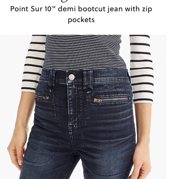 🔥2-hr sale🔥 J. Crew Point Sur 10” boot cut jeans - Picture 4 of 8